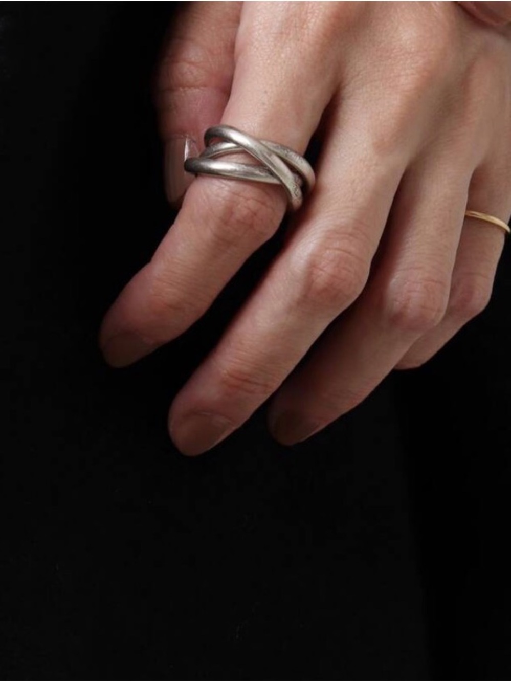 Tiffany & Co. Triple Interlock  Ring